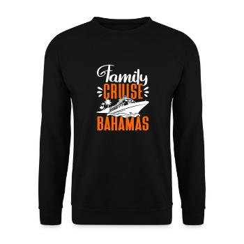 Kreuzfahrt Kreuzfahrtschiff Urlaub Meer - Unisex Pullover - Schwarz - Vorne - Alina (178cm) & Michal (187cm)