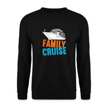 Kreuzfahrt Kreuzfahrtschiff Urlaub Meer - Unisex Pullover - Schwarz - Vorne - Alina (178cm) & Michal (187cm)