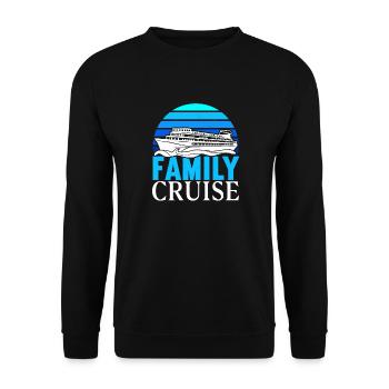 Kreuzfahrt Kreuzfahrtschiff Urlaub Meer - Unisex Pullover - Schwarz - Vorne - Alina (178cm) & Michal (187cm)