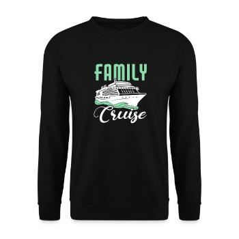 Croisière Croisière Vacances Mer - Sweat-shirt Unisexe - noir - Devant - Alina (178cm) & Michal (187cm)