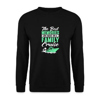 Croisière Croisière Vacances Mer - Sweat-shirt Unisexe - noir - Devant - Alina (178cm) & Michal (187cm)
