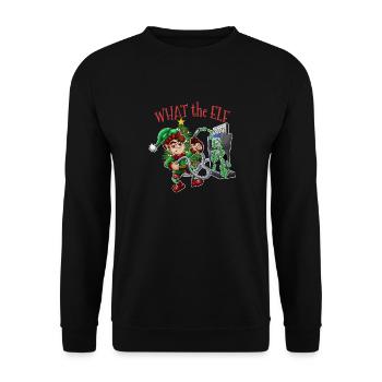 Saison de Noël Prix élevés de l’essence Drôle noël - Sweat-shirt Unisexe - noir - Devant - Alina (178cm) & Michal (187cm)