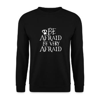 Halloween T-Shirt - Unisex Sweatshirt - black - Front - Alina (178cm) & Michal (187cm)