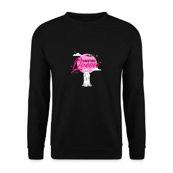 Ghosting Queen - Unisex Pullover - Schwarz - Vorne - Alina (178cm) & Michal (187cm)