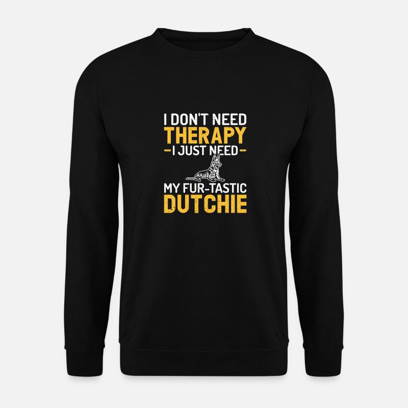 Holländischer Schäferhund Dutch Shepherd - Unisex Pullover - Schwarz