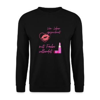 Pinky Lady Friends BF - Unisex Sweatshirt - black - Front - Alina (178cm) & Michal (187cm)