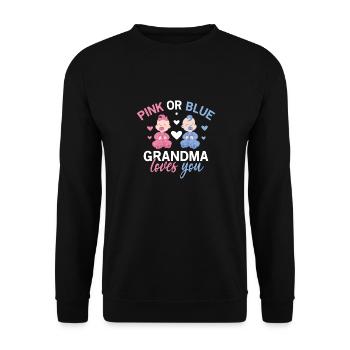 The legend has retired - Unisex Sweatshirt - black - Front - Alina (178cm) & Michal (187cm)