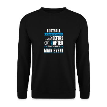 Funny Marching Band Saison Batteur ténor - Sweat-shirt Unisexe - noir - Devant - Alina (178cm) & Michal (187cm)