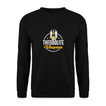 Landvermessung Kartograph Landvermesser - Unisex Pullover - Schwarz - Vorne - Alina (178cm) & Michal (187cm)