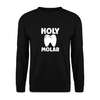 Technicien de laboratoire dentaire Technicien dentaire - Sweat-shirt Unisexe - noir - Devant - Alina (178cm) & Michal (187cm)