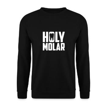 Technicien de laboratoire dentaire Technicien dentaire - Sweat-shirt Unisexe - noir - Devant - Alina (178cm) & Michal (187cm)