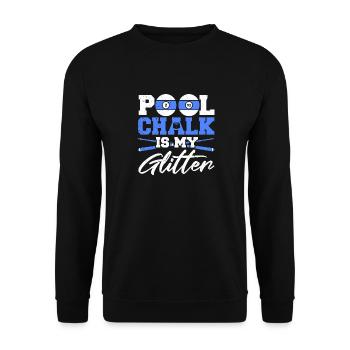 Snooker Pool Billard - Unisex Pullover - Schwarz - Vorne - Alina (178cm) & Michal (187cm)