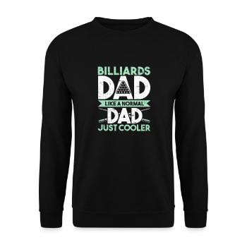 Snooker Pool Billard - Unisex Pullover - Schwarz - Vorne - Alina (178cm) & Michal (187cm)