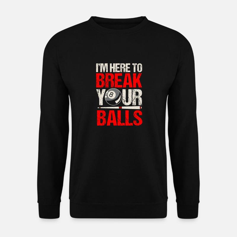 Snooker Pool Billiards - Unisex Sweatshirt - black