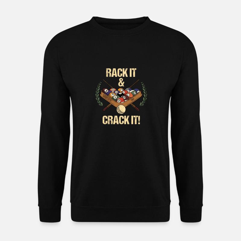 Snooker Pool Billard - Unisex Pullover - Schwarz