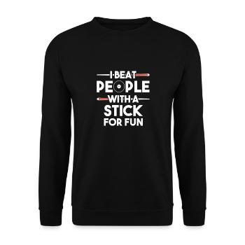 Snooker Pool Billard - Unisex Pullover - Schwarz - Vorne - Alina (178cm) & Michal (187cm)