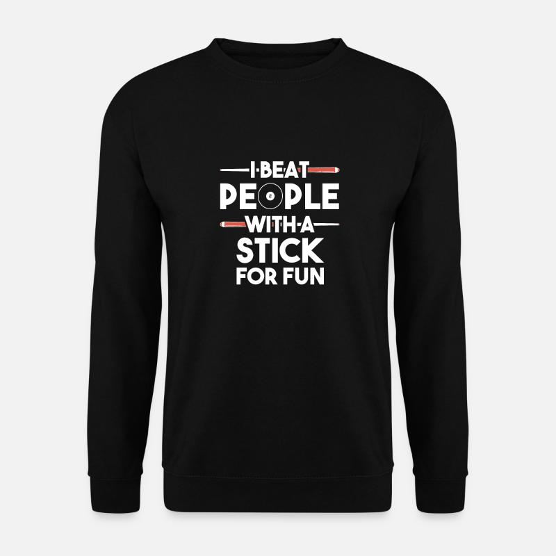 Billard billard billard - Sweat-shirt Unisexe - noir