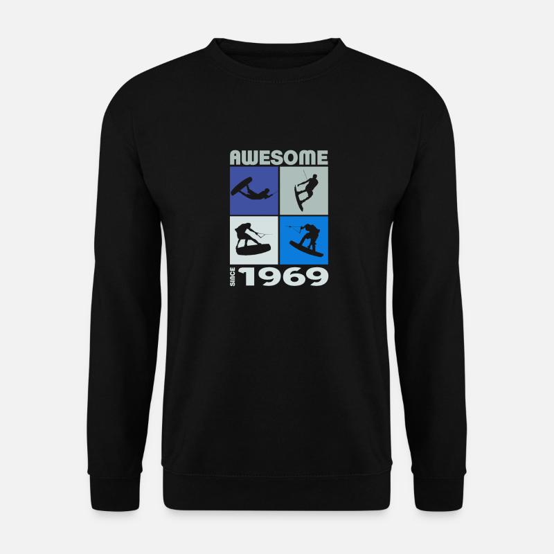 Awesome since 1969. Wakeboard Lifestyle - Unisex Sweatshirt - black