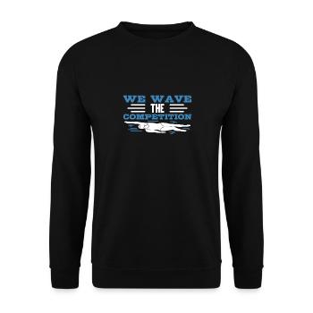 Nageurs Nageurs Nous Avons La Compétition - Sweat-shirt Unisexe - noir - Devant - Alina (178cm) & Michal (187cm)