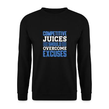 Les jus de compétition de natation devraient être surmontés - Sweat-shirt Unisexe - noir - Devant - Alina (178cm) & Michal (187cm)