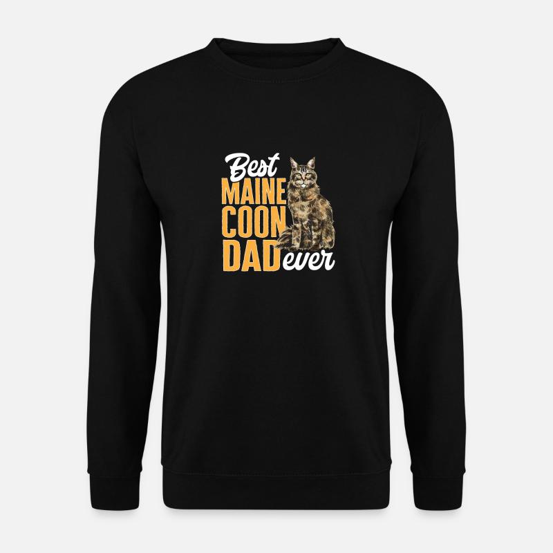 Maine Coon Cat - Unisex Sweatshirt - black
