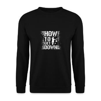 Comment descendre la tyrolienne - Sweat-shirt Unisexe - noir - Devant - Alina (178cm) & Michal (187cm)