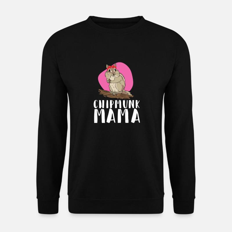 Cadeau de rongeur chipmunk - Sweat-shirt Unisexe - noir