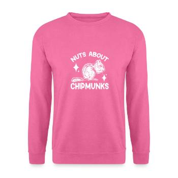 Cadeau de rongeur chipmunk - Sweat-shirt Unisexe - rose - Devant