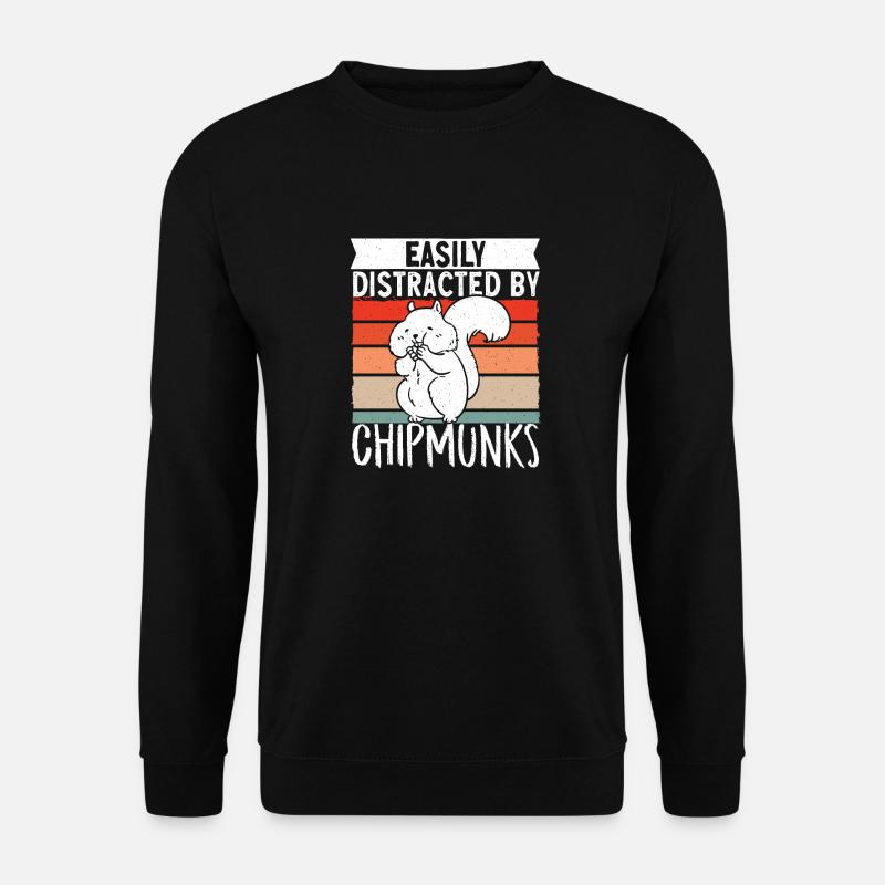 Chipmunk Rodent Gift - Unisex Sweatshirt - black