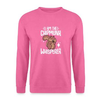 Cadeau de rongeur chipmunk - Sweat-shirt Unisexe - rose - Devant