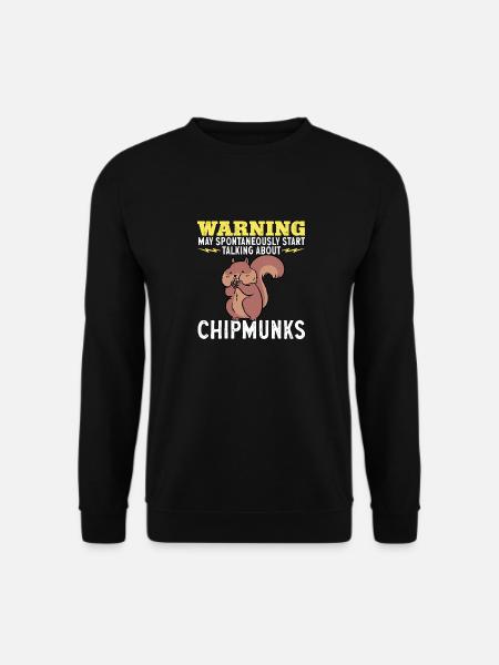 Chipmunk Rodent Gift - Unisex Sweatshirt - black