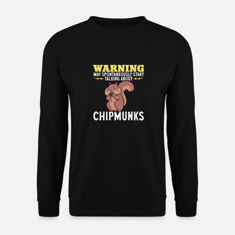 Chipmunk Rodent Gift - Unisex Sweatshirt - black