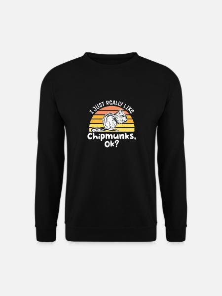 Chipmunk Rodent Gift - Unisex Sweatshirt - black