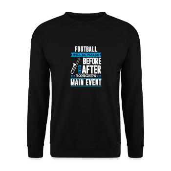 Funny Marching Band Season Trombone Winds - Unisex Sweatshirt - black - Front - Alina (178cm) & Michal (187cm)