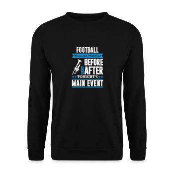 Funny Marching Band Season Trumpeter - Unisex Sweatshirt - black - Front - Alina (178cm) & Michal (187cm)