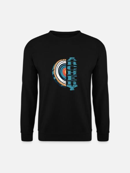 ARCHERY Retro Vintage Cool Archery Designs T-Shirt - Unisex Pullover - Schwarz