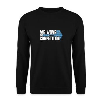 Shimmer Swimming We Wave The Competition Schwim - Sweat-shirt Unisexe - noir - Devant - Alina (178cm) & Michal (187cm)