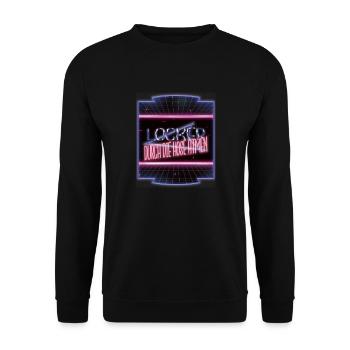 bday spruch geburtstag geburtstagsgeschenkidee - Unisex Pullover - Schwarz - Vorne - Alina (178cm) & Michal (187cm)