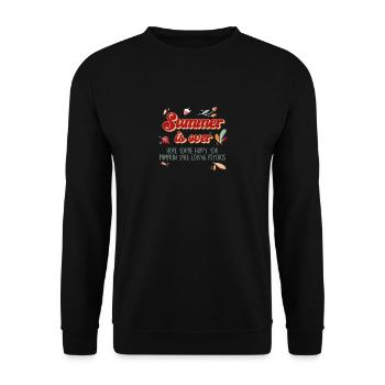 Pumpkin Spice Loving Psychos, Funny PSL Lover - Unisex Sweatshirt - black - Front - Alina (178cm) & Michal (187cm)