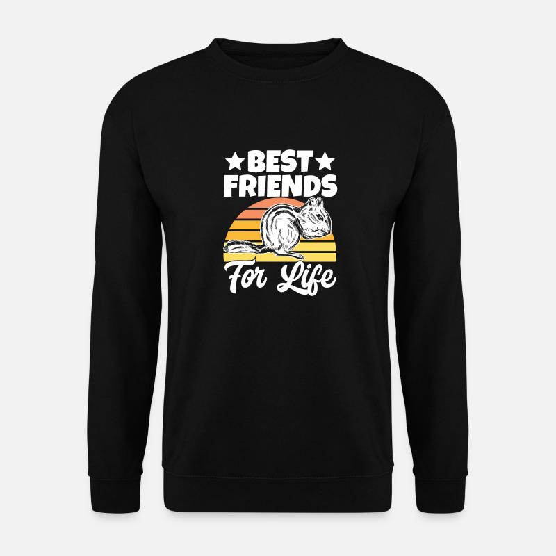 Cadeau de rongeur chipmunk - Sweat-shirt Unisexe - noir