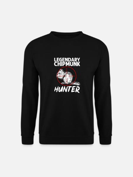 Cadeau de rongeur chipmunk - Sweat-shirt Unisexe - noir