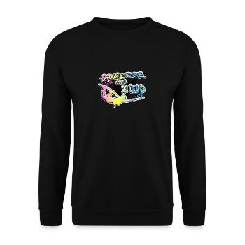 Awesome since 2010. Wakeboard Lifestyle - Unisex Pullover - Schwarz - Vorne - Alina (178cm) & Michal (187cm)