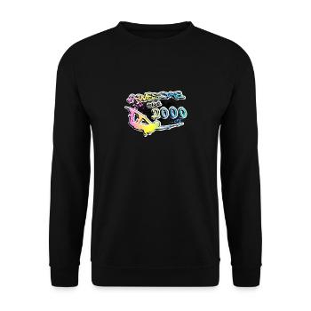 Génial depuis 2000. Wakeboard Lifestyle - Sweat-shirt Unisexe - noir - Devant - Alina (178cm) & Michal (187cm)