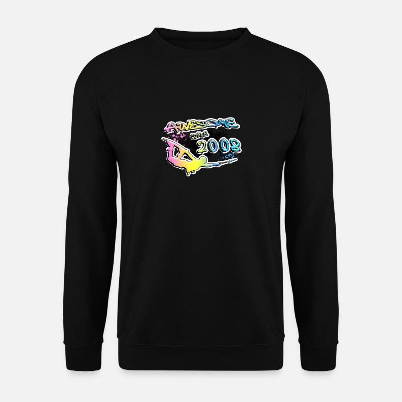 Awesome since 2008. Wakeboard Lifestyle - Unisex Sweatshirt - black