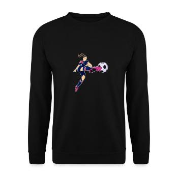 Australian National Soccer Team I Football - Unisex Pullover - Schwarz - Vorne - Alina (178cm) & Michal (187cm)