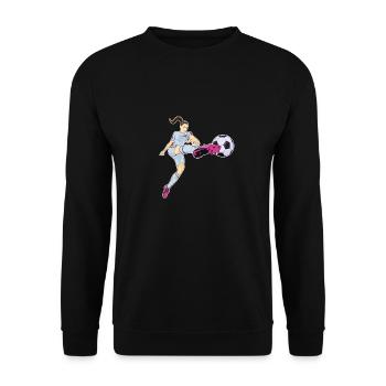 Équipe de Corée du Sud de football I Football - Sweat-shirt Unisexe - noir - Devant - Alina (178cm) & Michal (187cm)