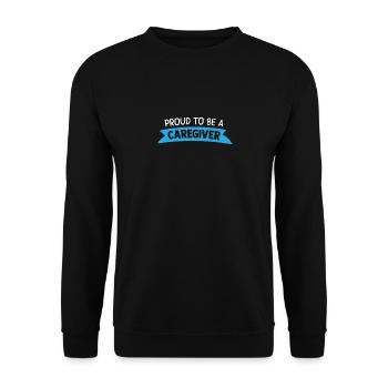 Soignant Infirmier soignant - Sweat-shirt Unisexe - noir - Devant - Alina (178cm) & Michal (187cm)