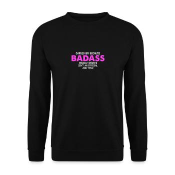 Soignant Infirmier soignant - Sweat-shirt Unisexe - noir - Devant - Alina (178cm) & Michal (187cm)