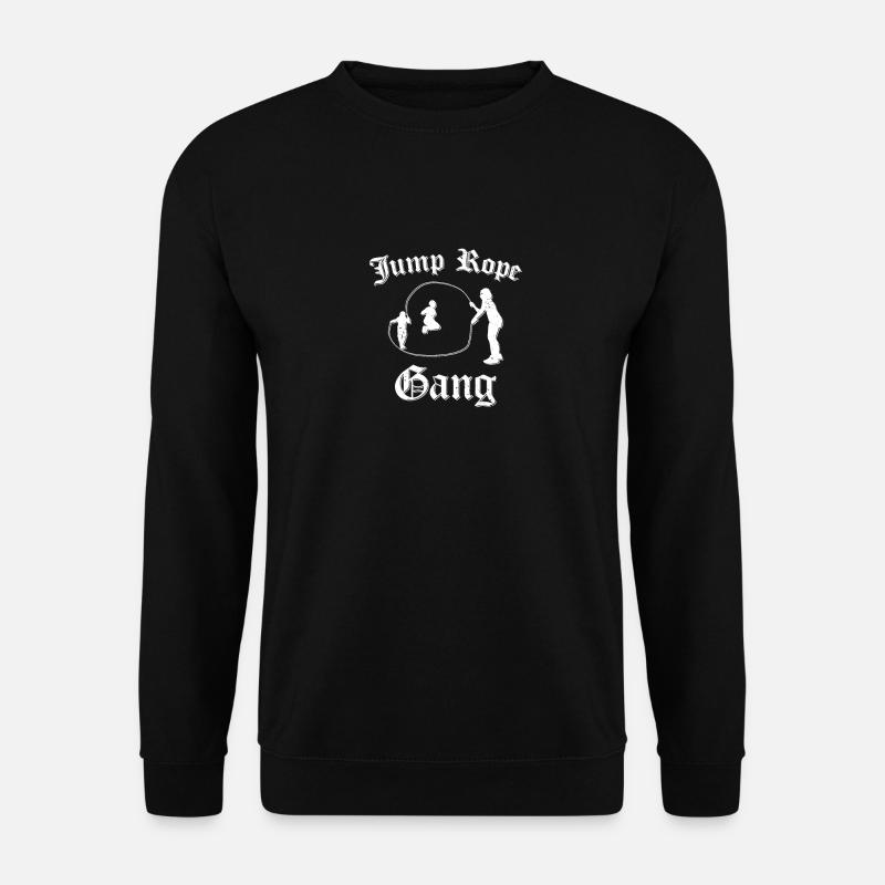 Jump Rope Gang, Springseil springen Gruppe - Unisex Pullover - Schwarz