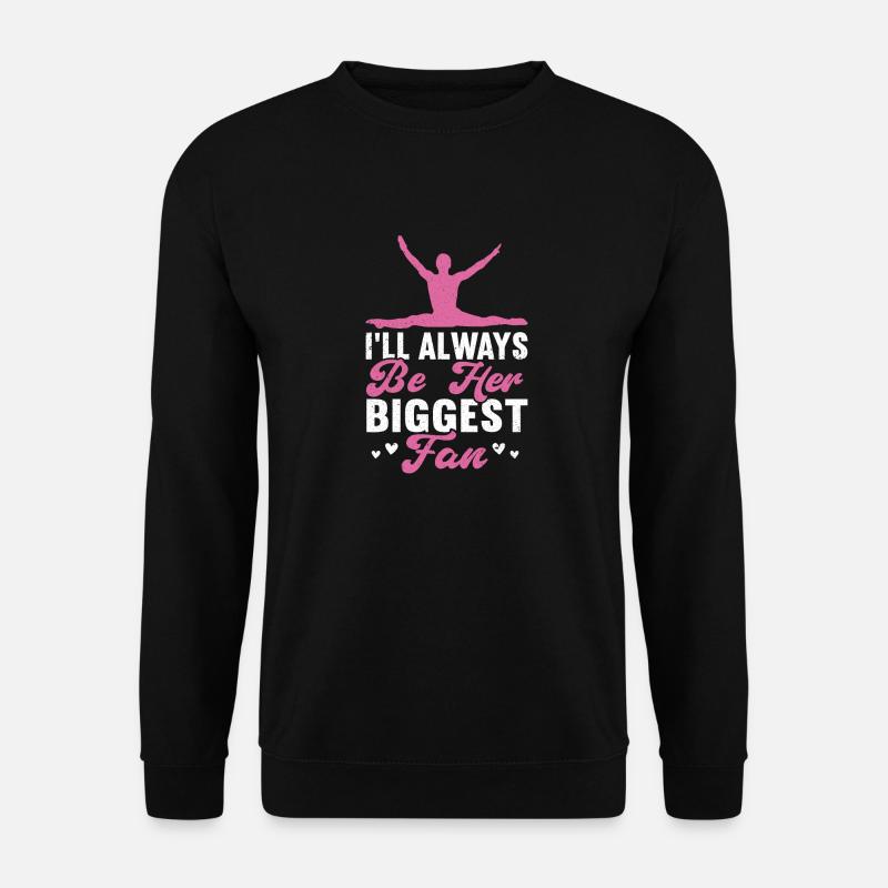 Akrobat Turner Gymnastik Turnen Tumbling - Unisex Pullover - Schwarz